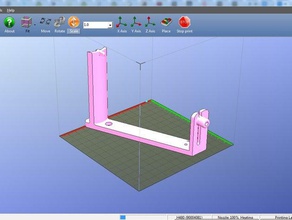 remix spool holder up afinia 3d printer parts 3d print model - Mito3D