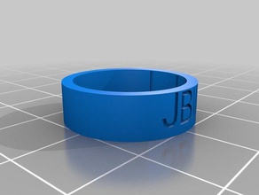 jbw anéis personalizado 3d print model - Mito3D
