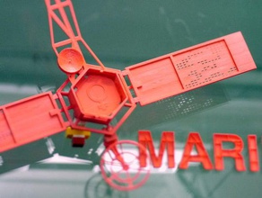 mariner signs logos mars moriza nasa satellite space flight probe 3d print model - Mito3D