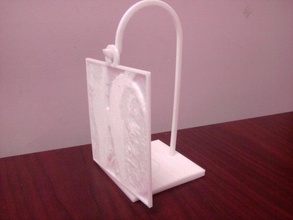 lithopane hanger tealight holder other candle 3d print model - Mito3D