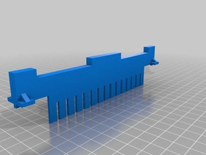 gel comb parts 3d print model - Mito3D