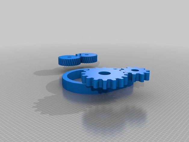 Gang-Schlüsselanhänger - Zubehör 3D print model - Mito3D
