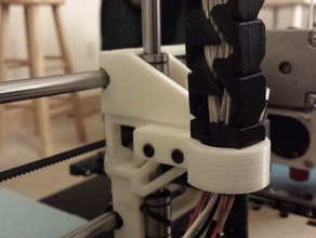 de volta do gato faixa montagem Impressora 3d peças A impressão monte printrbot simples atualização 3d print model - Mito3D