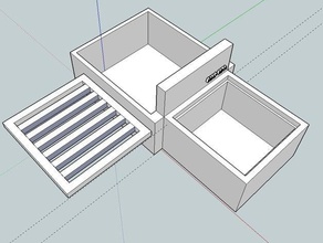 reemplazo de la caja krups cafetera nespresso le cube el traje 3d print model - Mito3D