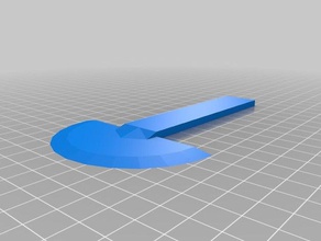 raspador ferramentas manuais a lâmina do limpo printbed 3d print model - Mito3D