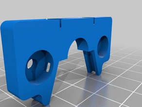 robo3d modular x carriage e3dv6 cyclops chimera hexagon 3d printer parts e3d v6 interchangable 3d print model - Mito3D