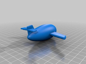 yumurta uçak mizahı oyuncak 3d print model - Mito3D