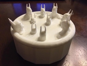 ten batmans hot tub sculptures 10 batman exploding kittens 3d print model - Mito3D