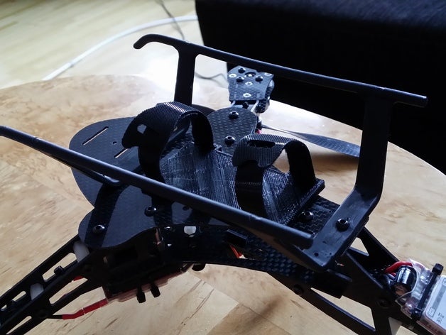 hj-y3 tricopter supporto della batteria r c i veicoli porta lipo titolare 3D print model - Mito3D