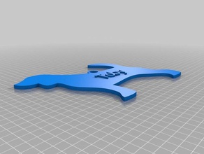 beagle toby llaveros personalizado 3d print model - Mito3D