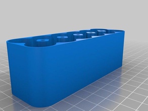 18650 6x2 caso recipientes personalizado 3d print model - Mito3D