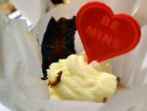 cœur cupcake toppers cuisine et salle à manger les cœurs coeur saint valentin l'amour la saint-valentin st-valentin 3d print model - Mito3D