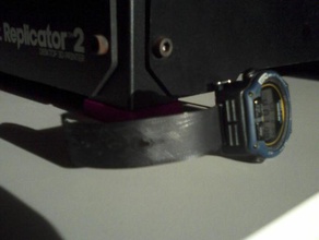 timex ironman triatlón - inferior de la correa del reloj accesorios banda 3d print model - Mito3D