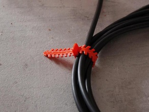 fixação flexível gola organização anexo colar ninjaflex 3d print model - Mito3D