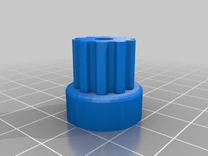 pulley use xl belts 3d printer parts openscad 3d print model - Mito3D