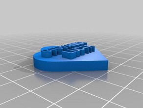 özelleştirilmiş kalp kolyem sanat 3d print model - Mito3D