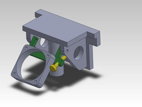printrbot lc simples montagem de ventilador 3d a impressora os acessórios ajustável 3d print model - Mito3D