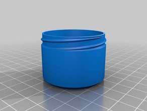 my customized container knurled lid 2 containers 3d print model - Mito3D