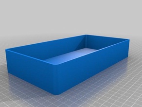 drawer spacer container containers customized 3d print model - Mito3D