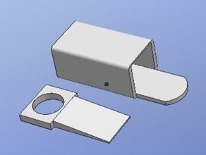 ajustable dedo entablillado de los hogares médica férula en gatillo 3d print model - Mito3D