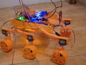 rc mars rover r c araçlar arduino rocker 3d print model - Mito3D
