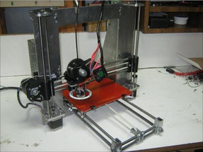 prusa i3 con marco de aluminio actualizaciones 3d las impresoras Impresora budaschnozzle cnc personalizado gregs extrusor lm8uu rambo la junta repetier firmware host reprap twelvepro 3d print model - Mito3D