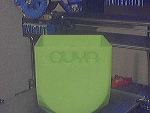 fundido plástico teeny de ouya, la consola archivo video juegos 3d bluerbot diy printrbot roboplastics juego 3d print model - Mito3D