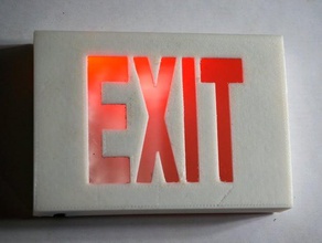 tiny exit sign led light electronics diy emergency exit exit exit sign led tiny exit