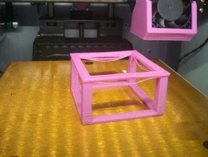 4cm bridging retraction test 3d printing tests calibration 3d print model - Mito3D