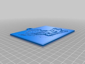 ncsu Wolfsrudel Schlüsselanhänger 2d-Kunst kundengebundene 3d print model - Mito3D