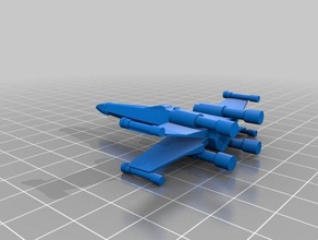 x-wing oyuncak & oyun aksesuarları star wars 3d print model - Mito3D