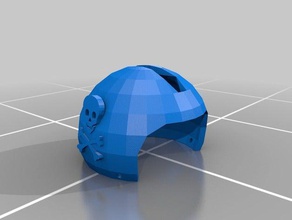 chicken Helm 3d-drucken 3d print model - Mito3D