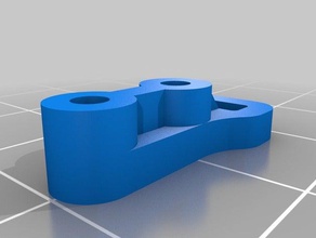 WC flapper-adapter Bad - adapter Anschluss 3d print model - Mito3D