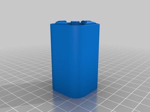 my customized aa battery case containers 3d print model - Mito3D