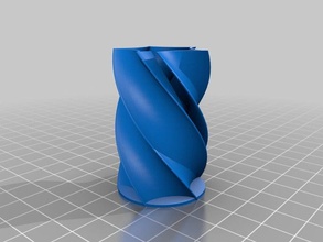 einfache vase math Kunst angepasst 3d print model - Mito3D