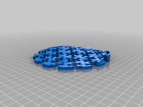 relief jigsaw puzzle puzzles 3d print model - Mito3D