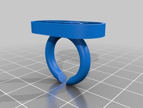 bague anillo de yann los anillos personalizado 3d print model - Mito3D