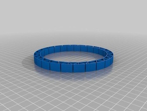 meine kundengebundene flexible nora Armbänder 3d print model - Mito3D