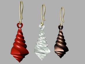 earrings 3d print model - Mito3D