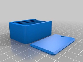 round box 50x35x20 containers customized 3d print model - Mito3D