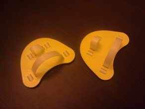 finger paddles swimming sport & outdoors sports watersports 3d print model - Mito3D
