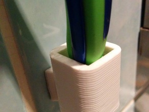 porte-brosse à dents la salle de bains le titulaire brosse 3d print model - Mito3D