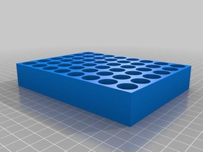 customized 18ml hplc vial rack test 1 tool holders boxes 3d print model - Mito3D