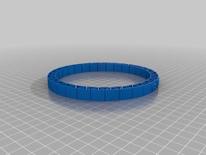 my customized flexible bracelet bracelets 3d print model - Mito3D
