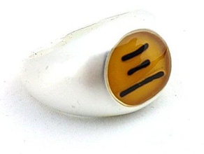 naruto hidan anillo del kanji accesorios 3d print model - Mito3D