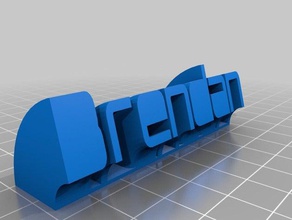 brendan office customized 3d print model - Mito3D