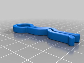 einfache Tasche-clips Küche und Esszimmer Tasche clip Konstante Breite pla einfach 3d print model - Mito3D