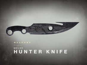 el destino del cazador cuchillo exploraciones & réplicas cosplay juego de arma 3d print model - Mito3D