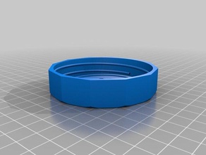 mason jar lid holes containers 3d print model - Mito3D