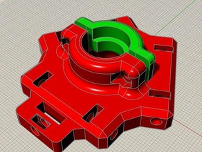 kossel effector e3d v6 hotend 3d printer parts 3d print model - Mito3D